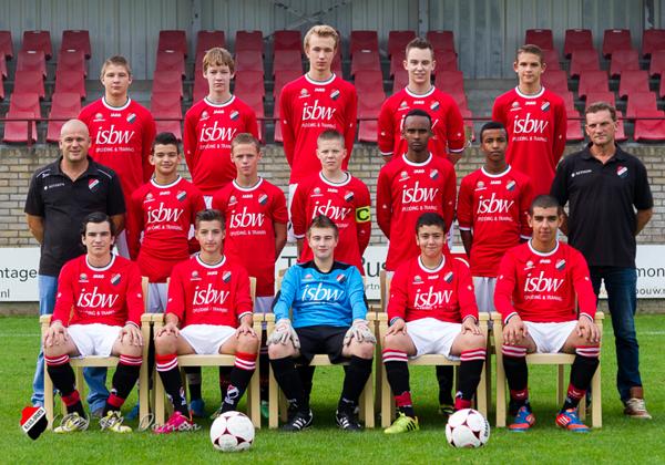 Teamfoto B2 seizoen 2014-2015