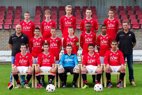 Teamfoto B2 seizoen 2014-2015